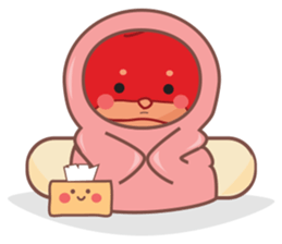 Ringoken apple dog sticker #9409493