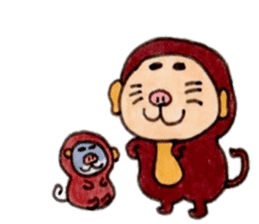 Kinkuma hamster "Hamuhamu"6 sticker #9409504