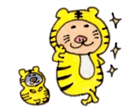 Kinkuma hamster "Hamuhamu"6 sticker #9409506