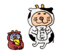Kinkuma hamster "Hamuhamu"6 sticker #9409507