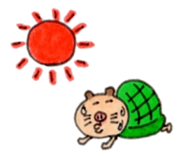 Kinkuma hamster "Hamuhamu"6 sticker #9409522