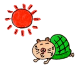 Kinkuma hamster "Hamuhamu"6 sticker #9409522