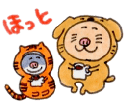 Kinkuma hamster "Hamuhamu"6 sticker #9409539