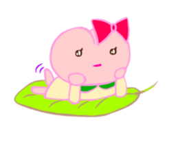 MOMO Ribbon-chan sticker #9409747