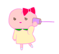 MOMO Ribbon-chan sticker #9409753