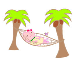 MOMO Ribbon-chan sticker #9409774