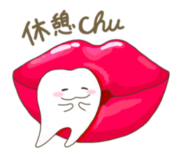 tooth namaru2 sticker #9409889