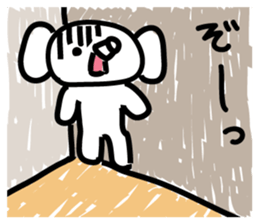 Elephant without a nose sticker #9410535