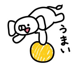 Elephant without a nose sticker #9410540