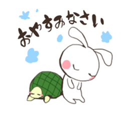 Motchiri Usagi & Kame sticker #9410748