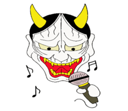 Cute Japanesu demon sticker #9411094