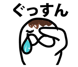 chocolate over a living seal sticker #9411792