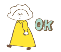 Dumplings Girl Sticker sticker #9412144