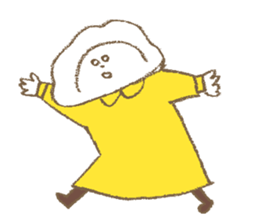 Dumplings Girl Sticker sticker #9412148