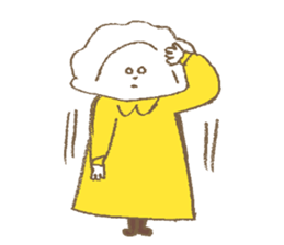 Dumplings Girl Sticker sticker #9412149