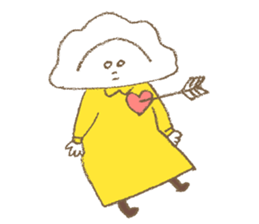 Dumplings Girl Sticker sticker #9412152