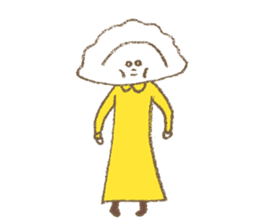 Dumplings Girl Sticker sticker #9412155