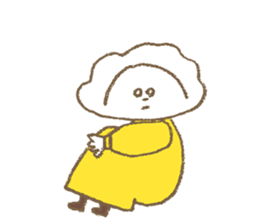 Dumplings Girl Sticker sticker #9412156