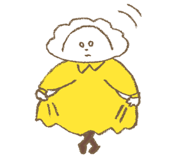 Dumplings Girl Sticker sticker #9412159