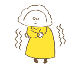 Dumplings Girl Sticker sticker #9412161