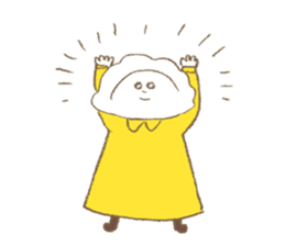 Dumplings Girl Sticker sticker #9412162