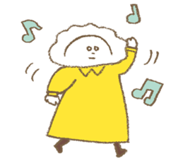 Dumplings Girl Sticker sticker #9412163