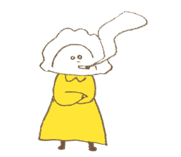 Dumplings Girl Sticker sticker #9412164