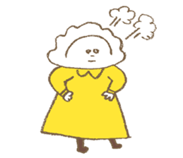 Dumplings Girl Sticker sticker #9412165