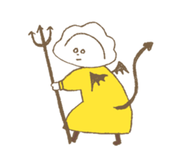 Dumplings Girl Sticker sticker #9412173