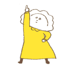 Dumplings Girl Sticker sticker #9412174