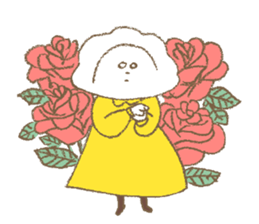 Dumplings Girl Sticker sticker #9412175