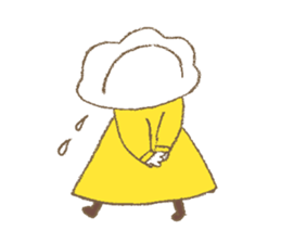 Dumplings Girl Sticker sticker #9412178