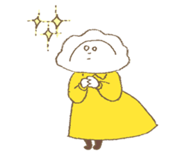 Dumplings Girl Sticker sticker #9412179