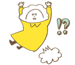 Dumplings Girl Sticker sticker #9412182