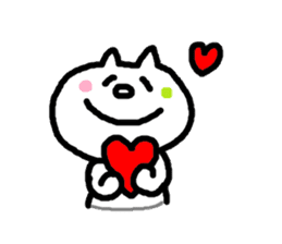 The cat from Fukushima sticker #9412591