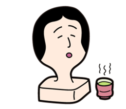 Noriko Mochida is mochida-san's wife. sticker #9413061