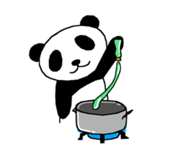 cooking panda sticker #9413159