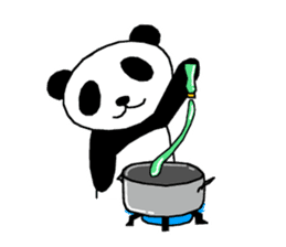 cooking panda sticker #9413159
