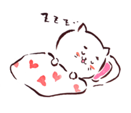 The paintbrush cat Mayu sticker #9413379