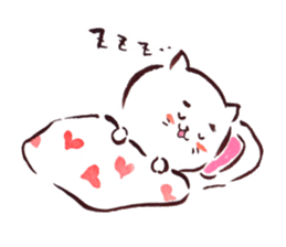 The paintbrush cat Mayu sticker #9413379