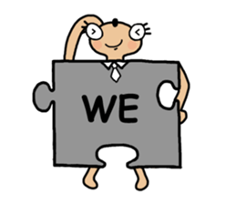 JigChat Volume 1 (Jigsaw for chatting) sticker #9413466