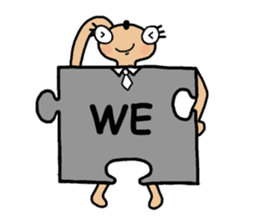 JigChat Volume 1 (Jigsaw for chatting) sticker #9413466