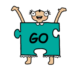 JigChat Volume 1 (Jigsaw for chatting) sticker #9413476