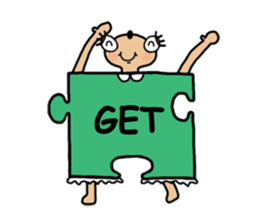 JigChat Volume 1 (Jigsaw for chatting) sticker #9413477