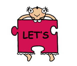 JigChat Volume 1 (Jigsaw for chatting) sticker #9413482