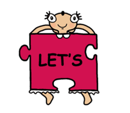 JigChat Volume 1 (Jigsaw for chatting) sticker #9413482