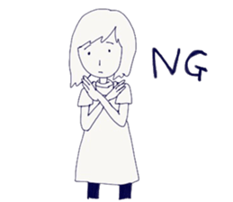 Housewife's stupid and pretty sticker sticker #9413509