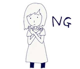 Housewife's stupid and pretty sticker sticker #9413509