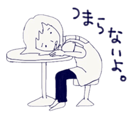 Housewife's stupid and pretty sticker sticker #9413529