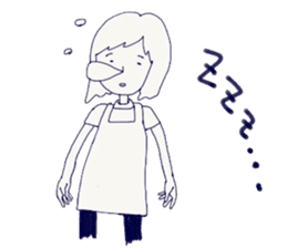 Housewife's stupid and pretty sticker sticker #9413531